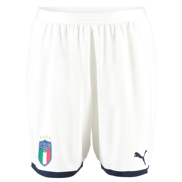 Pantalones Italia 2ª 2018 Blanco